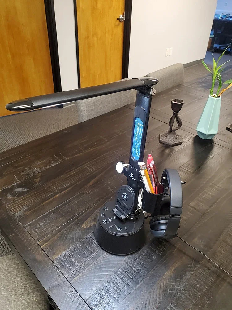 LumiCharge T2W | 5 in 1- Desk Lamp, Bluetooth Speaker & Wireless Charger