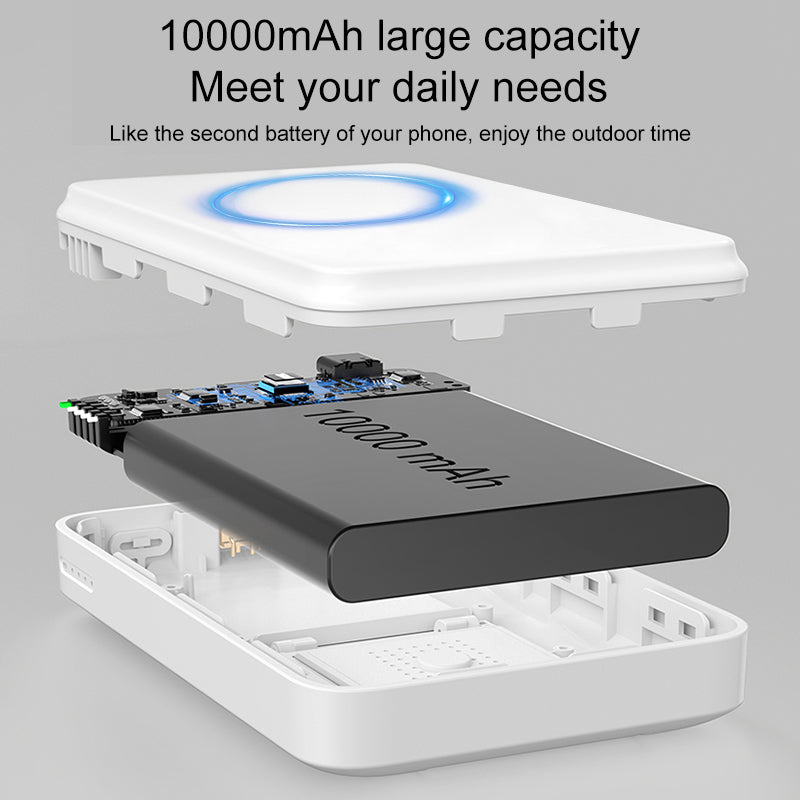 New-5in1-Wireless-Charger-10,000 mah-Portable Charger and Night Light