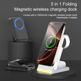 New-5in1-Wireless-Charger-10,000 mah-Portable Charger and Night Light