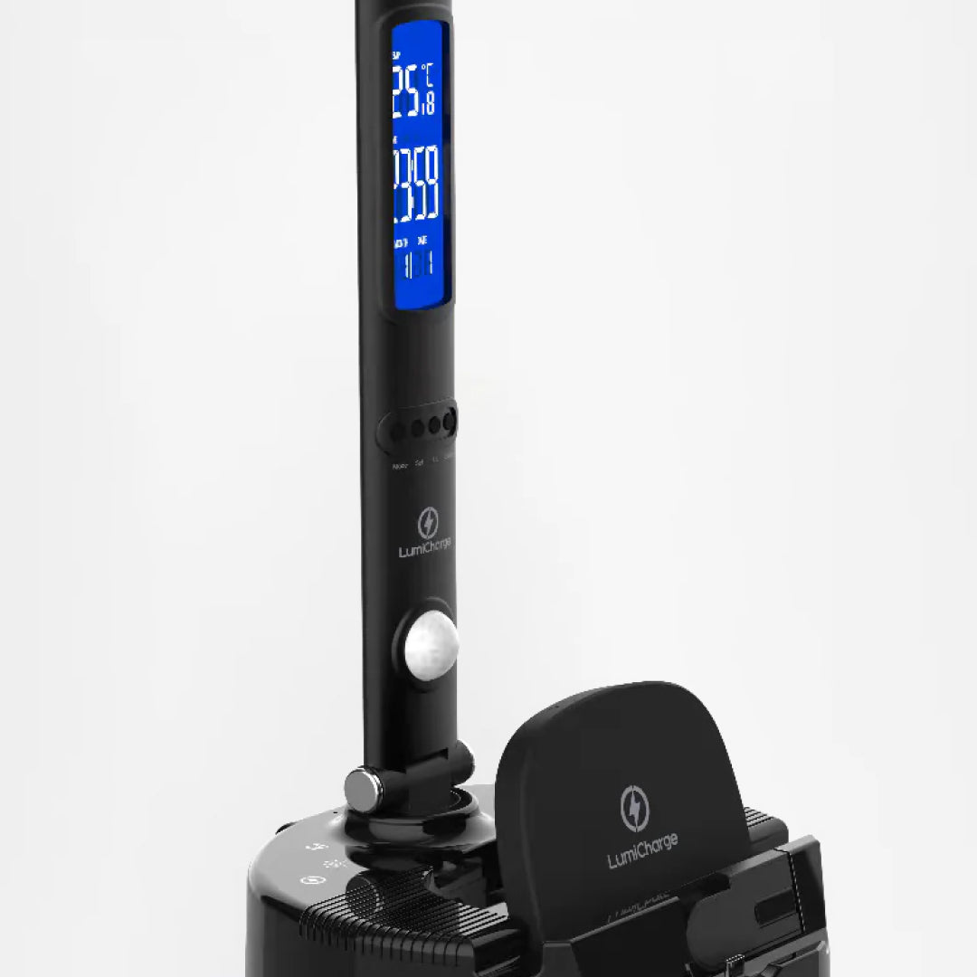 Lumicharge III | LED Desk Lamp + Wireless Charger+ Bluetooth Speaker & App-Controls