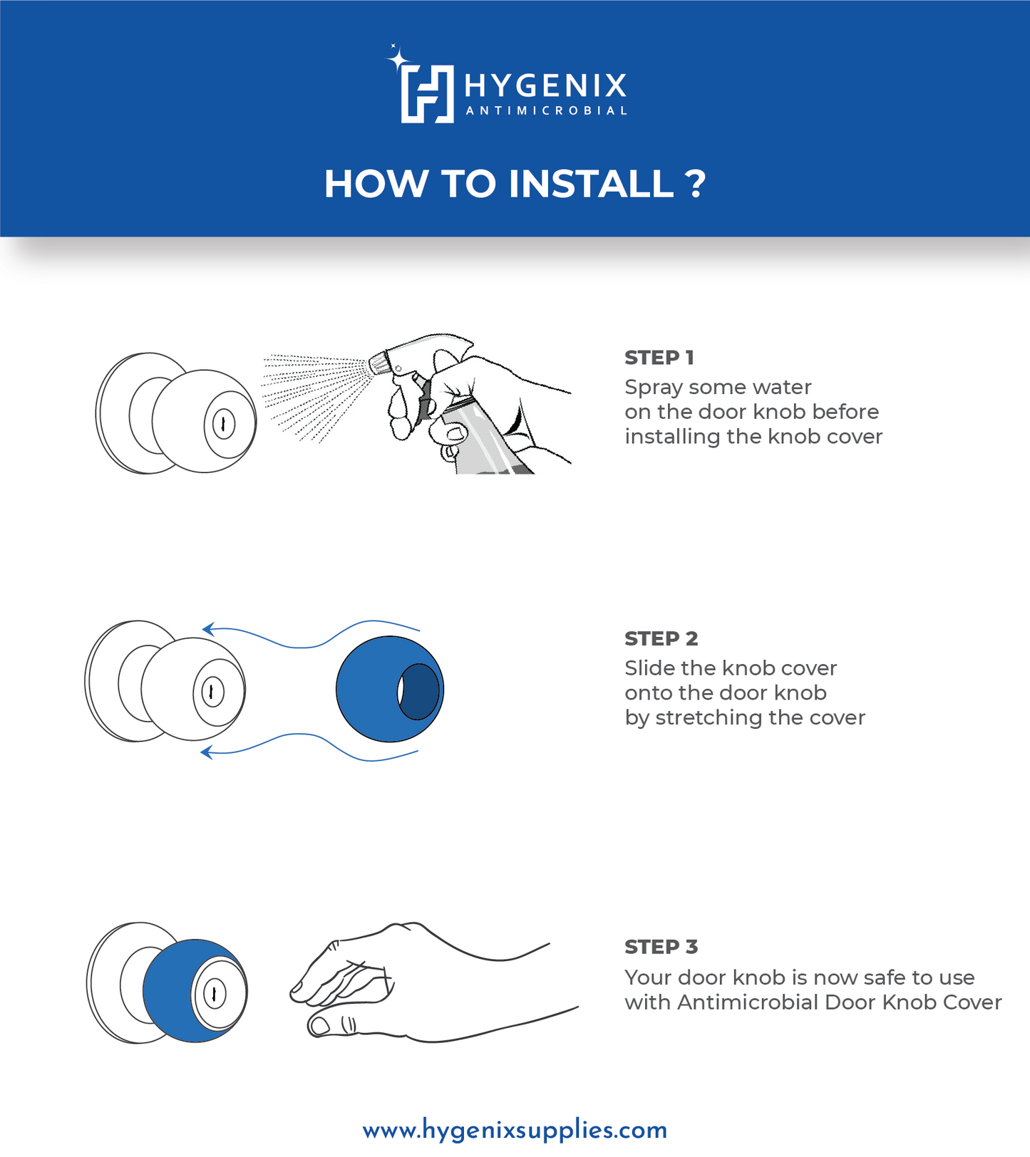 silicone door knob covers