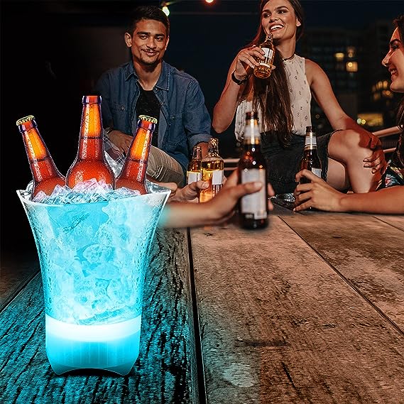 Buy Ice Bucket with LED light Wireless Bluetooth Speaker