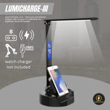 Lumicharge III | LED Desk Lamp + Wireless Charger+ Bluetooth Speaker & App-Controls