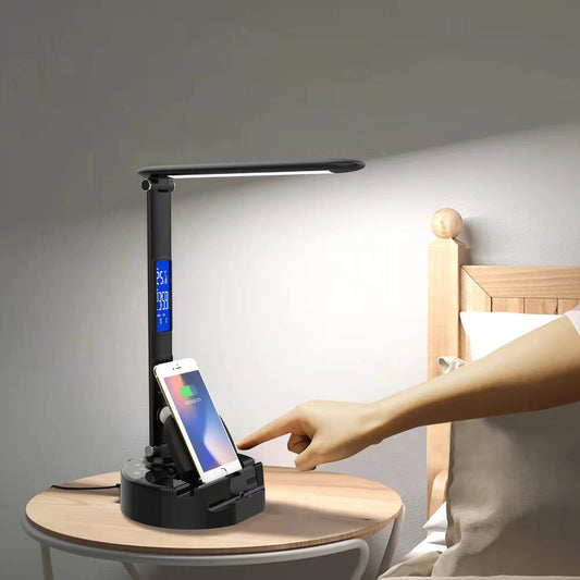 Lumicharge III -LED desk lamp +wireless charger+ Bluetooth Speaker, App-Controls